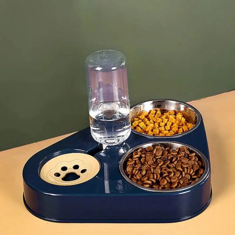 3-in-1 Pet Bowl with Auto Feeder