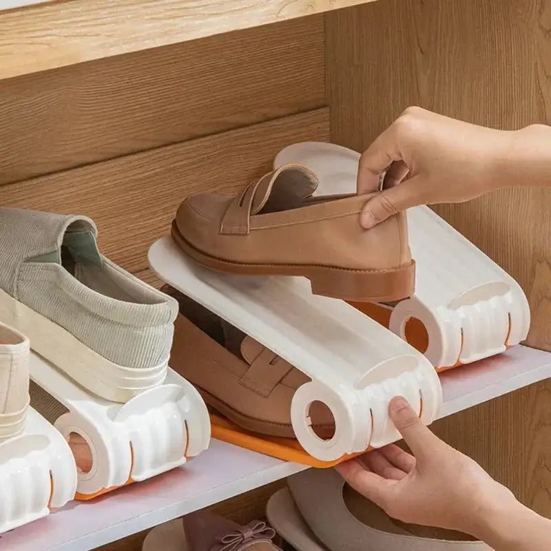 Adjustable Folding Dustproof Shoe Rack