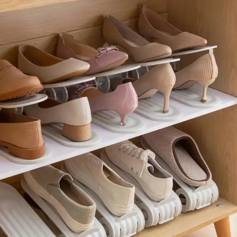 Adjustable Folding Dustproof Shoe Rack